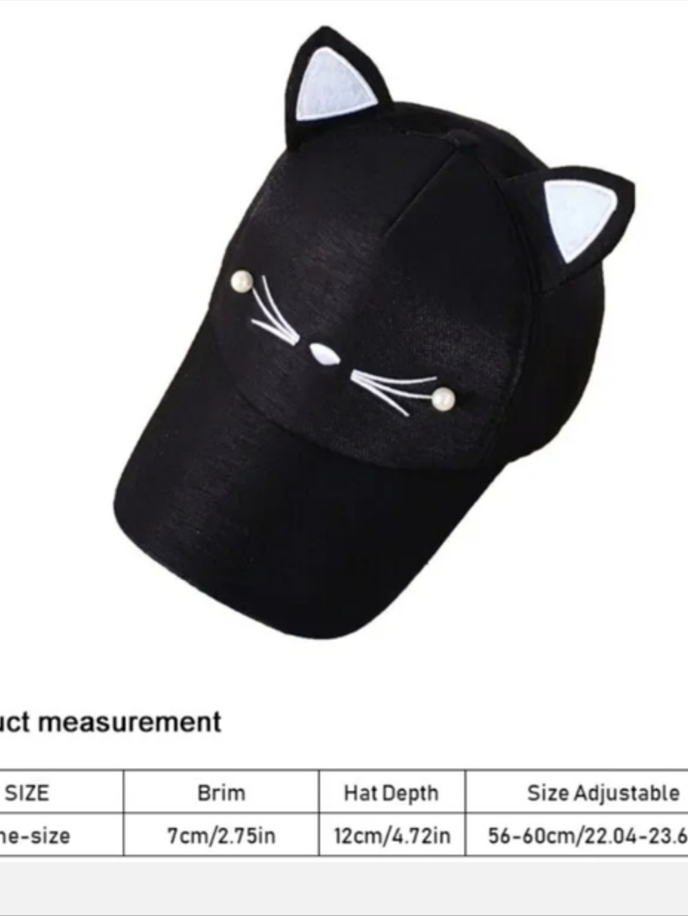 Black Cat Hat - Picture 4 of 7